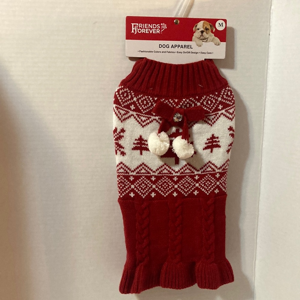 Friends Forever Pet Sweater NWT
